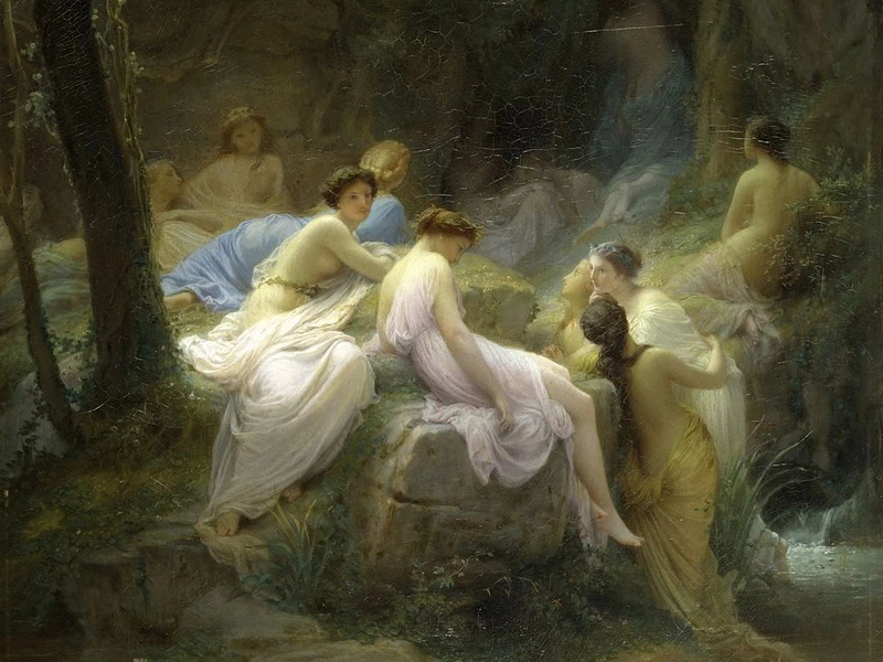 1819-Charles François Jalabert - Ninfe ascoltano i canti di Orfeo - Walters Art Museum, Baltimora
